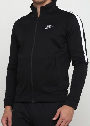 Спортивная кофта Nike M NSW N98 JKT PK TRIBUTE 861648-010 цвет: черный/белый