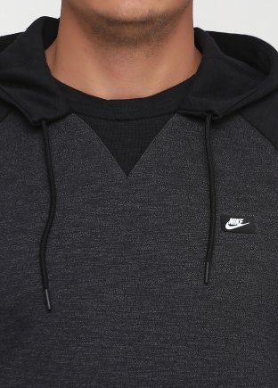 Толстовка Nike M Nsw Optic Hoodie Po 930377-010 цвет: серый/черный