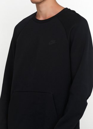 Реглан Nike Sweatshirt NSW Tech Fleece 928471-010 цвет: черный