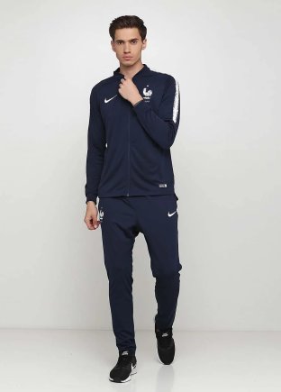 Тренировочный костюм Nike France Tracksuit Dry Squad Knit 893384-451 цвет: синий/белый