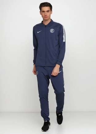 Спортивний костюм Nike INTER M NK DRY SQD TRK SUIT K 919976-475 колір: сірий/білий