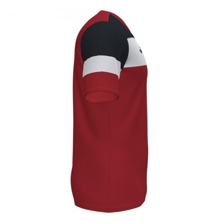 Футболка Joma Crew IV 101534.601 колір: червоний/чорний