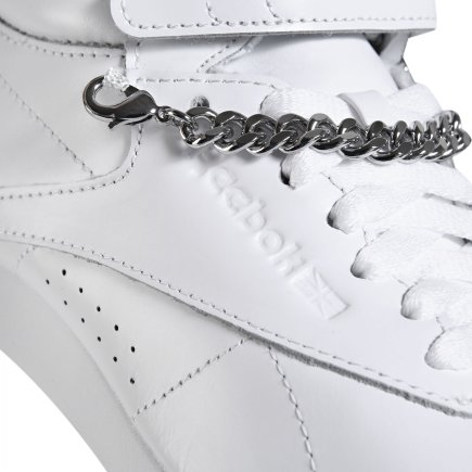 Кросівки Reebok Freestyle Hi CN3833 жіночі колір: білий