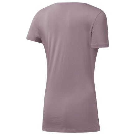 Футболка Reebok LINEAR READ LILFOG DU4650 жіноча колір: фіолетовий