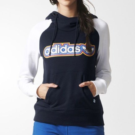 Толстовка Adidas HOODIE FT AJ7688 цвет: темно-синий