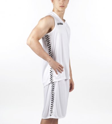 Баскетбольна форма Joma Pivot 1227.005 колір: білий/чорний