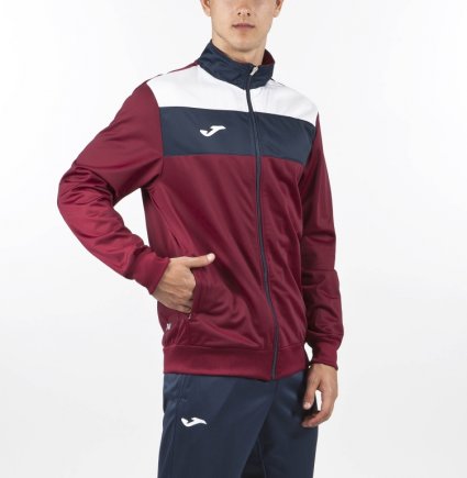 Спортивна кофта Joma CREW 100225.650 колір: бордовий