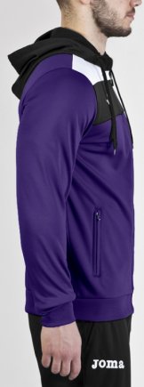 Толстовка Joma CREW 100245.550 с капюшоном цвет: фиолетовый