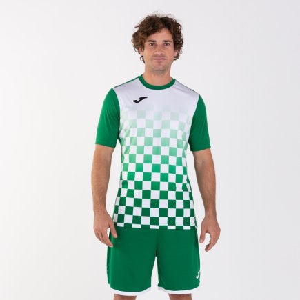 Футболка ігрова Joma Flag 100682.452 колір: зелений\білий