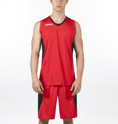Баскетбольная форма Joma Space 100188.601 цвет: красный/черный