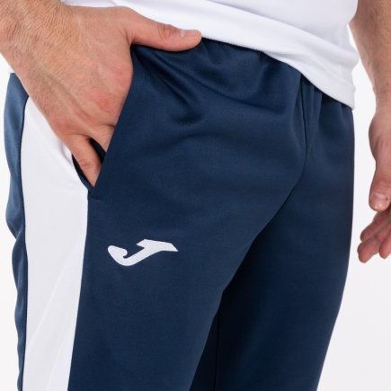 Спортивные штаны Joma Champion IV 100761.302 цвет: темно-синий/белый