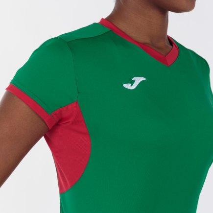 Футболка ігрова Joma Champion IV 900431.456 жіноча колір: зелений/червоний