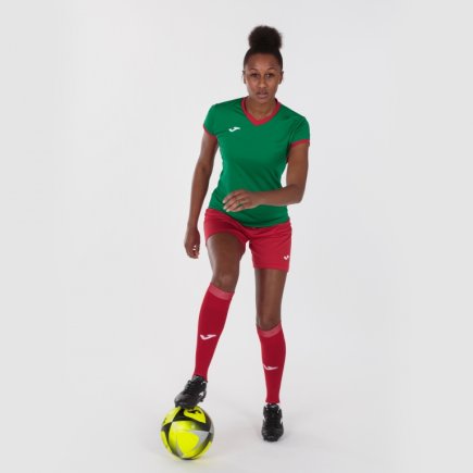 Футболка ігрова Joma Champion IV 900431.456 жіноча колір: зелений/червоний