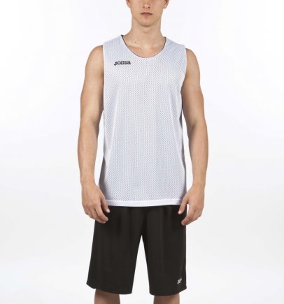 Баскетбольная футболка Joma REVERSIBLE 100050.100 двусторонняя цвет: черный/белый