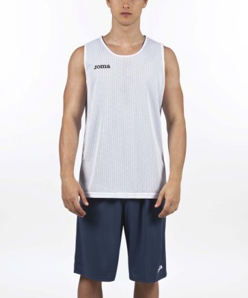 Баскетбольна футболка Joma REVERSIBLE 100050.300 двостороння колір: темно-синій/білий