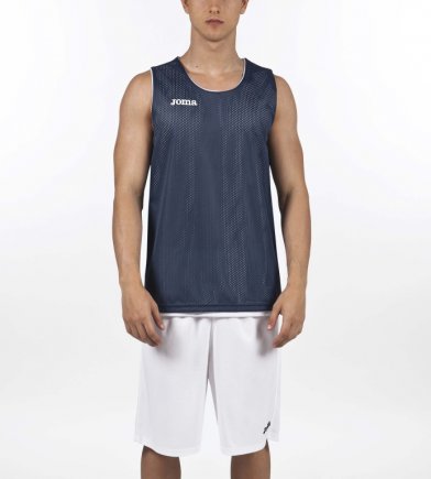 Баскетбольна футболка Joma REVERSIBLE 100050.300 двостороння колір: темно-синій/білий