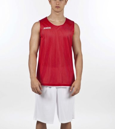 Баскетбольна футболка Joma REVERSIBLE 100050.600 двостороння колір: червоний/білий