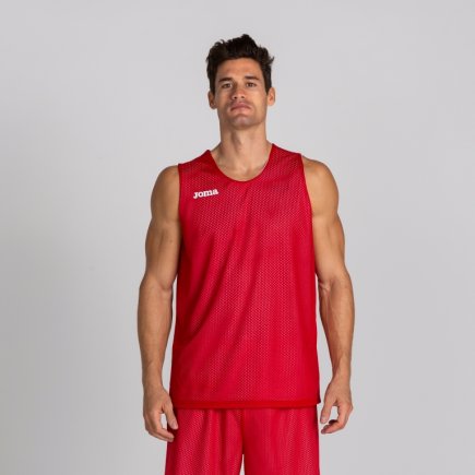 Баскетбольная футболка Joma REVERSIBLE 100050.600 двусторонняя цвет: красный/белый
