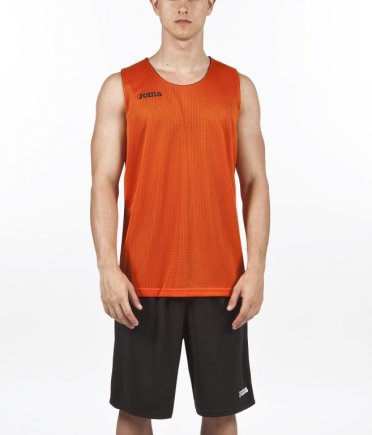 Баскетбольна футболка Joma REVERSIBLE 100050.800 двостороння колір: помаранчевий/білий