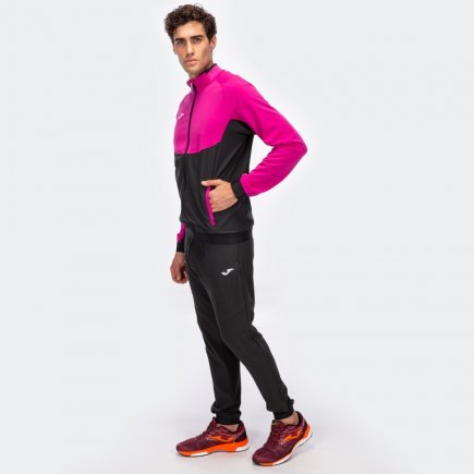 Спортивный костюм Joma CHANDAL ESSENTIAL MICRO 101021.105 цвет: черный/розовый