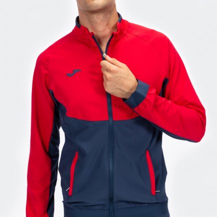 Спортивный костюм Joma CHANDAL ESSENTIAL MICRO 101021.306 цвет: темно-синий/красный