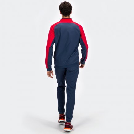 Спортивный костюм Joma CHANDAL ESSENTIAL MICRO 101021.306 цвет: темно-синий/красный