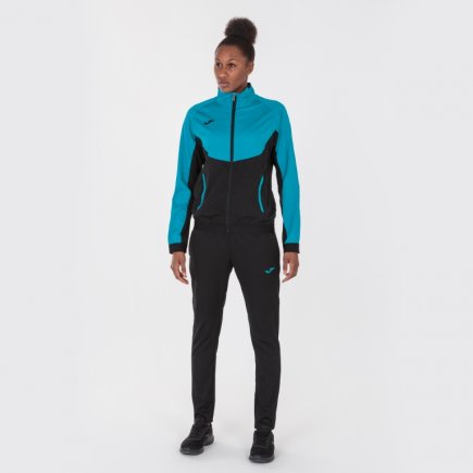 Спортивный костюм Joma ESSENTIAL MICRO 900700.116 женский цвет: голубой/черный