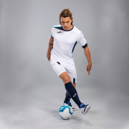 Футбольна форма Joma ROMA II 101274.203 колір: білий/темно-синій