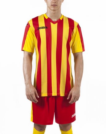 Футболка игровая Joma COPA 100001.609 цвет: красный/желтый
