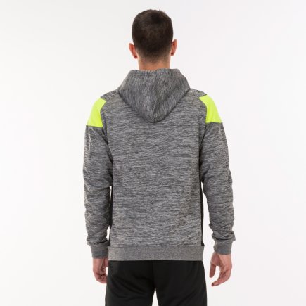 Олимпийка Joma CREW III 101271.159 цвет: серый/салатовый