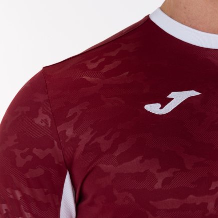 Футболка Joma Toletum II 101476.672 цвет: бордовый/белый