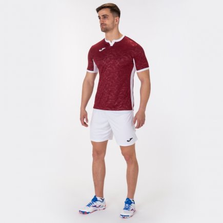 Футболка Joma Toletum II 101476.672 цвет: бордовый/белый