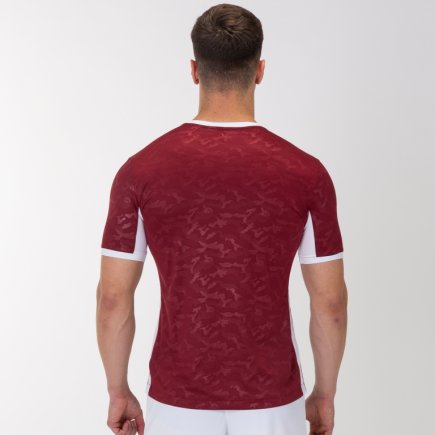 Футболка Joma Toletum II 101476.672 цвет: бордовый/белый