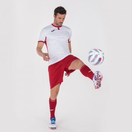 Футболка Joma Toletum II 101476.206 цвет: белый/красный