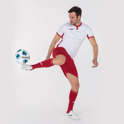 Футболка Joma Toletum II 101476.206 цвет: белый/красный