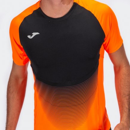 Футболка Joma Elite VI 100949.051 колір: помаранчевий/чорний