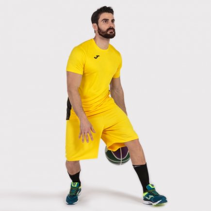 Футболка Joma Cosenza 101659.901 колір: жовтий/чорний