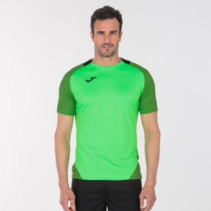 Футболка Joma Essential II 101508.021 колір: зелений/чорний