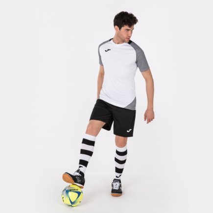 Футболка Joma Essential II 101508.201 колір:білий/сірий/чорний