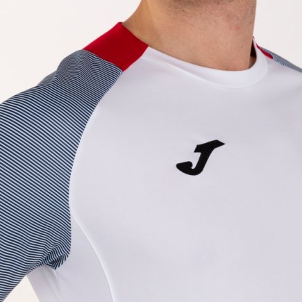 Футболка Joma Essential II 101508.203 колір:білий/сірий/червоний