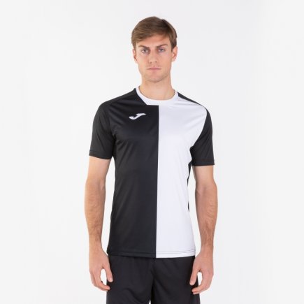 Футболка Joma City 101546.102 колір: чорний/білий