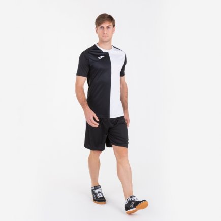 Футболка Joma City 101546.102 колір: чорний/білий