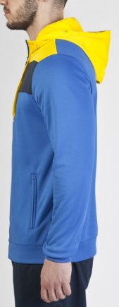 Толстовка Joma CREW 100245.709 с капюшоном цвет: синий/желтый