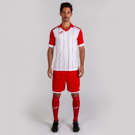 Футболка ігрова Joma Grada 100680.206 колір: червоний/білий