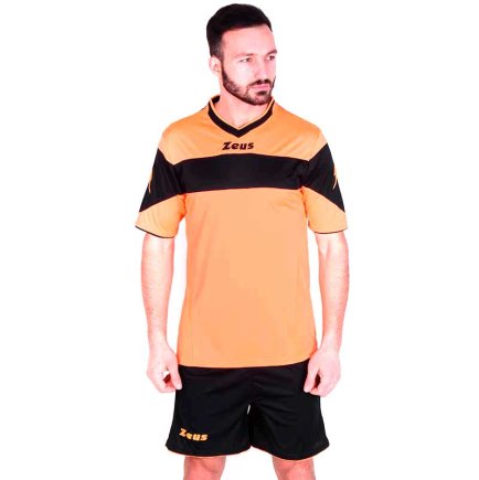 Футбольная форма Zeus KIT APOLLO Z00170 цвет: черный/оранжевый