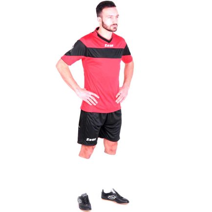 Футбольна форма Zeus KIT APOLLO Z00181 колір: чорний/червоний