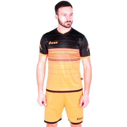 Футбольная форма Zeus KIT ELIO Z00205 цвет: черный/оранжевый