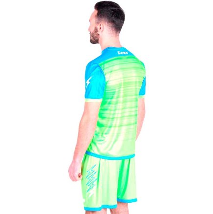 Футбольная форма Zeus KIT ELIO Z00209 цвет: зеленый/голубой