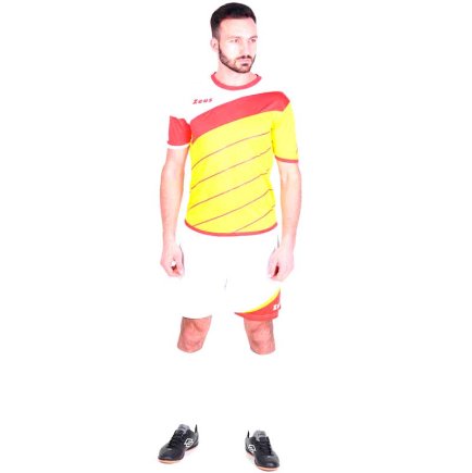 Футбольная форма Zeus KIT LYBRA UOMO Z00238 цвет: красный/желтый/белый