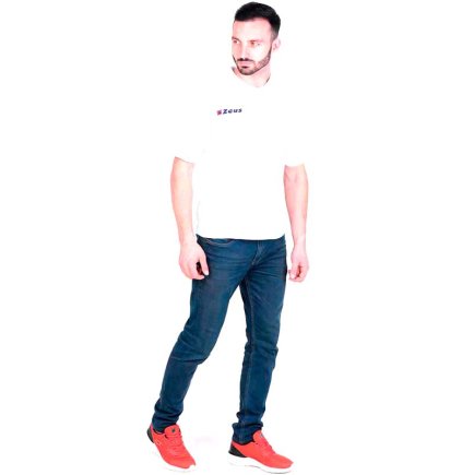 Поло Zeus POLO BASIC M/C BIANC Z00365 колір: білий